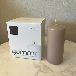 CUSTOM BUNDLE - Yummi non scented pillar candle 5” high- sandstone, 23 total